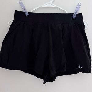 ALO Yoga Women's Athletic Black Shorts